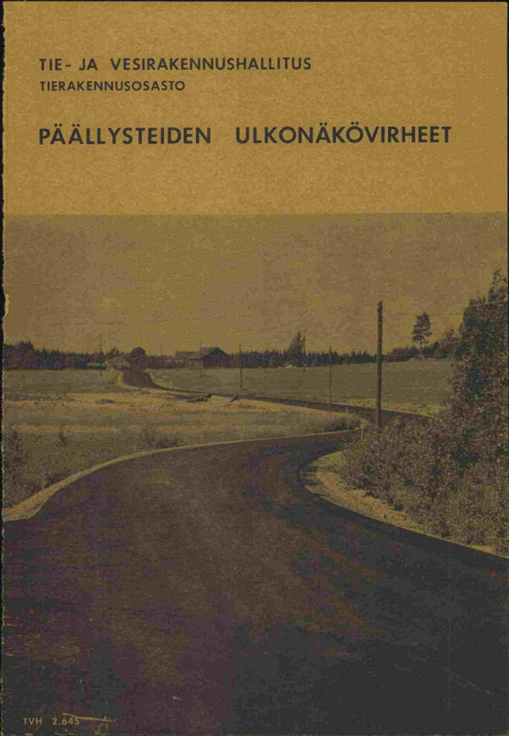 TIE- JA VESIRAKENNUSHALLITUS TIE