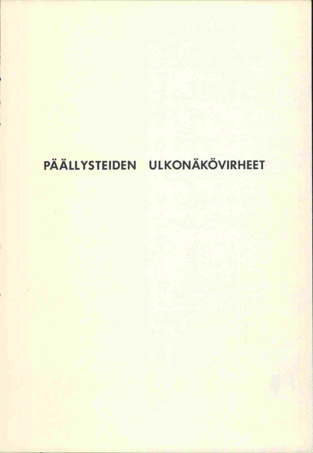 PÄÄLLYSTEIDEN