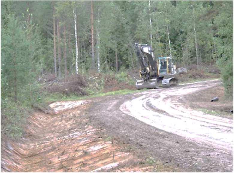 Vesipoismetsätieltä Kesäja syksy Ojien ja