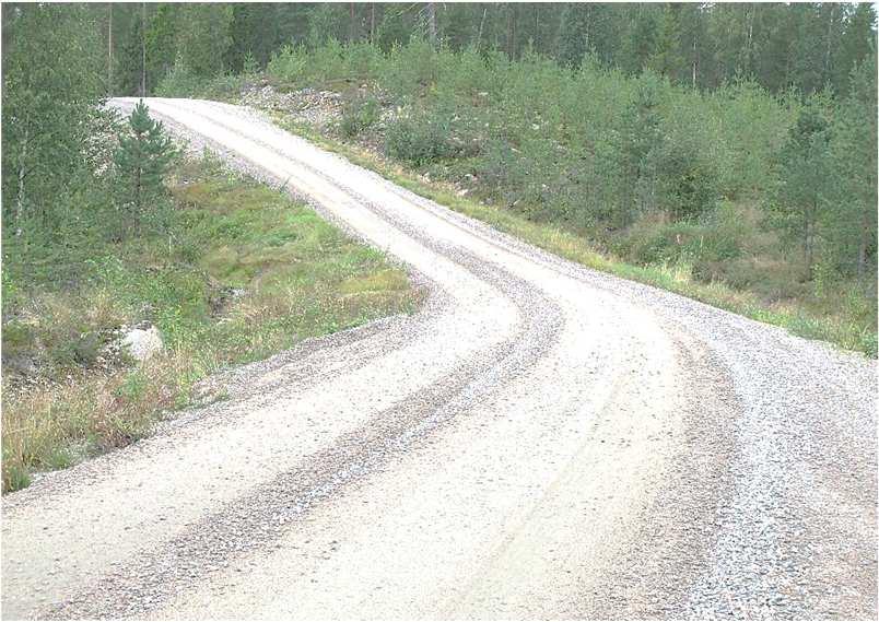 Kulutuskerros myös metsäteillä Helpottaa