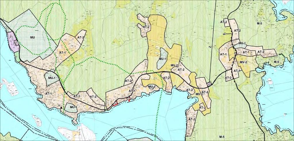 Kaavoitustilanne FAGERSTA VOOLAHTI - GRÄNNÄS - GÄDDRAG Kaavoituksessa ja muussa maankäytön toteuttamisessa edetään Kylärakenneohjelman mukaisesti.