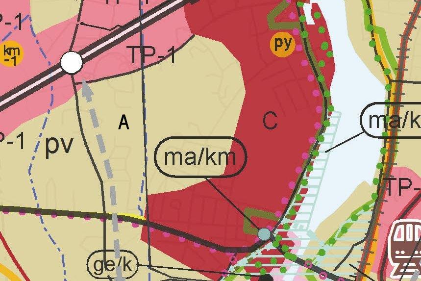 VOIMASSA OLEVA KAAVATILANNE Maakuntakaava Ympäristöministeriön 21.12.2011 vahvistamassa Etelä-Karjalan maakuntakaavassa yleiskaavan muutosalue on taajamatoimintojen aluetta (A).