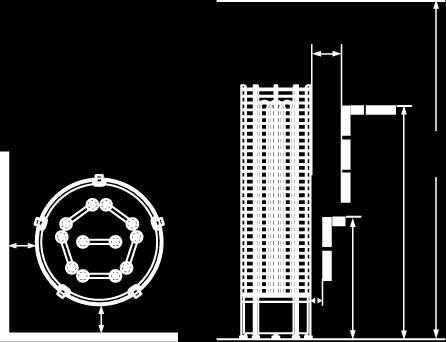 Heater installation The heater can be placed wherever in the sauna, but for safety and convenience, follow the minimum safety distances as provided below (See page 9).