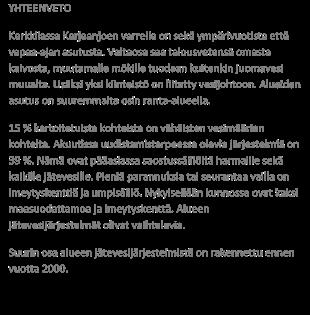 Liite 3. (14/37) Aluekortisto 2017 KARKKILA, KARJAANJOEN VARSI 150/2017 Alueen kiinteistömäärä: n.