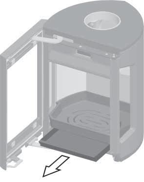 NORSK 5.2 Fjerning av aske Produktet har askeskuff som gjør det enkelt å fjerne asken. Fig. 12 6.0 Service Advarsel! Enhver ikke autorisert endring av produktet er ulovlig!