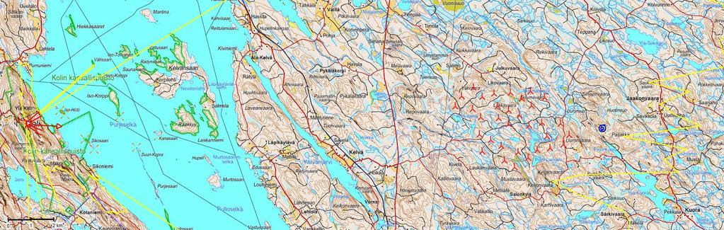 Merja Paakkari 28.8.2013 1(10) Lieksan Lakkavaara-Julkuvaara kuvattuna kansallismaisemasta Ukko-Kolin huipulta Lakkavaaran tuulipuisto sijoittuu 18-23 km etäisyydelle kuvauspaikasta.