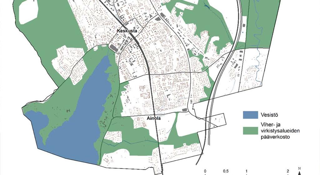 Pohjoisten viheryhteyksien turvaaminen Ristinummen