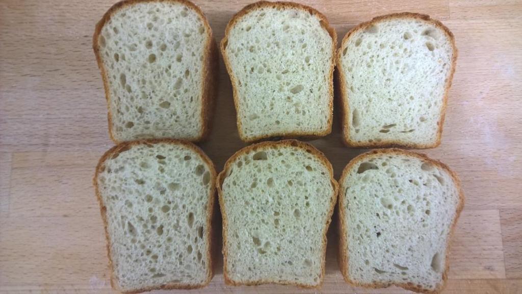 39 7.2 Vehnäleipien leivontatulokset Ranskanleipiä ja pieniä vuokaleipiä arvioitiin aistinvaraisesti yhdessä Helsingin myllyn tuotekehitysleipurin kanssa.