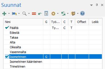 Mastercam tutustumisopas 10: Kuvannot ja suunnat 11.