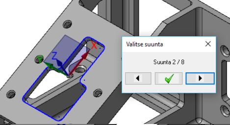 Mastercam tutustumisopas 10: Kuvannot ja suunnat 4.