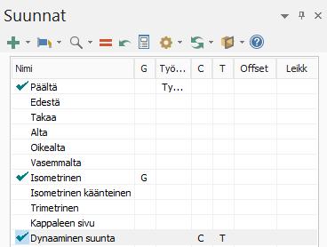 Mastercam tutustumisopas 10: Kuvannot ja suunnat 10.