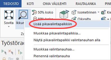 Mastercam tutustumisopas 1: Mastercamin käyttöliittymän yleiskatsaus 7. Palauta pikavalintapalkki alkuperäiselle paikalleen.