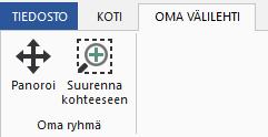 Valitse Oma välilehti (mukautettu) ja sijoita välilehti Koti-välilehden alle käyttämällä nuolta ylöspäin. 11.