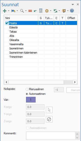 Mastercam tutustumisopas 2: Hallintaikkunoiden käyttö 2.