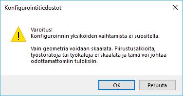 Mastercam tutustumisopas 4: Konfigurointitiedostot 3. Koska tiedostossa ei ole geometriaa, klikkaa OK seuraavaan varoistusviestiin. 4. Klikkaa Tallenna nimellä -painiketta valintaikkunan vasemmassa alakulmassa.