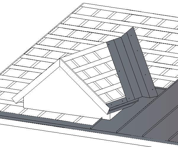 katteen tavoin. Muotoile jiiripellin alapää katteen pystysaumaa vasten sopivaksi.