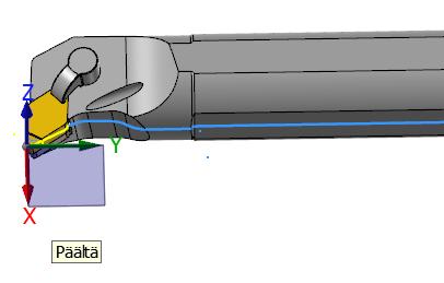 Mastercam työkalun mallinnusopas 3: Pyöreävartisen 3D-työkalun luominen 2. Liikuta hiiren kursoria kunkin kentän yläpuolella saadaksesi opasvihjeen näkyviin. 3. Siirry seuraavalle sivulle klikkaamalla Suuntaus koneella -ikonia ja tutustu parametrikenttiin lukemalla opasvihjeet.