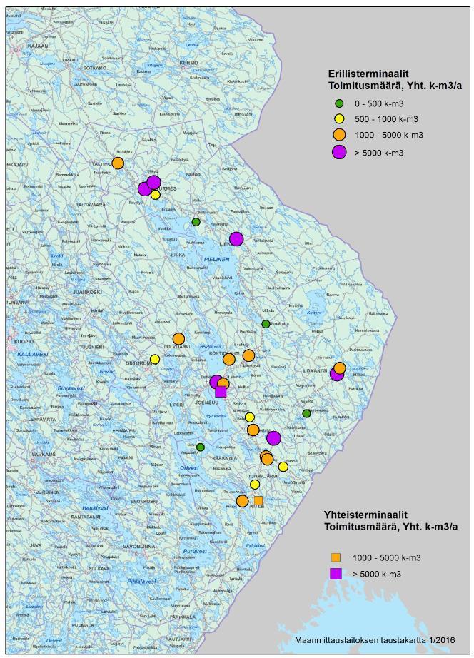 Myös ohjausryhmä ilmaisi tarpeen selvittää perustiedot voimaloista ja sijoittaa ne kartalle. Voimalatiedon avulla on mahdollista selvittää mm.