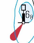 Isbojen och bojpricken (se följande märkestyp) har bägge samma kartsymboler. Reunamerkki kertoo missä väylän reuna kulkee. Yleensä reunamerkki on 0-50 metriä reunasta.