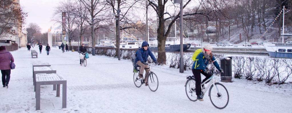 Kuva: Turun kaupunki Talvipyöräilypilotin tavoitteet Ympärivuotuisen jalankulun ja pyöräilyn olosuhteiden kehittäminen.