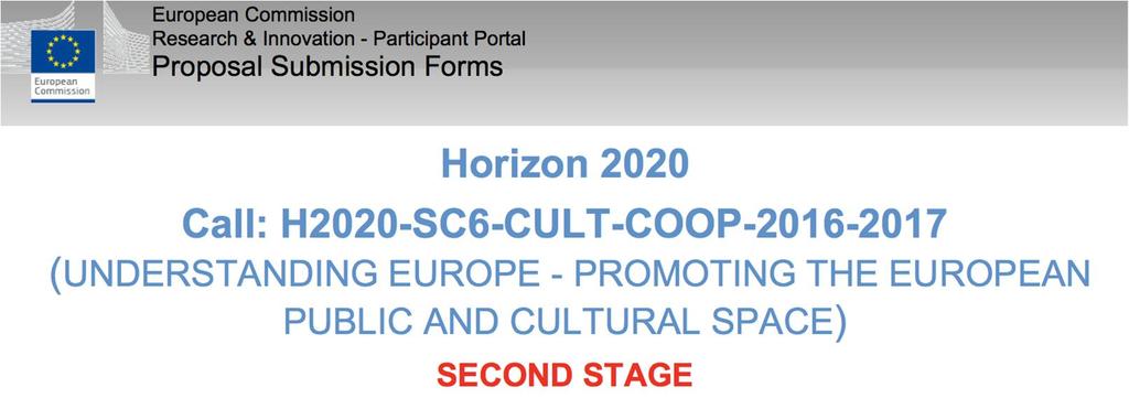 We were granted a 3 million euro H2020 grant; 900000 to
