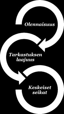 Valitulla tarkastuksen laajuudella saavutettiin yleisesti hyväksytyksi katsottujen rajojen mukainen kattavuus.