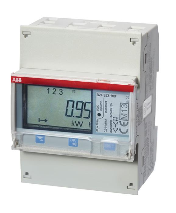 Yleiset ominaisuudet B-sarjan mittarit ovat saatavana suoramittaukseen 65 A ja epäsuoraan mittaukseen (1-5 A) virtamuuntajien kautta 400 V AC sähköverkoissa.