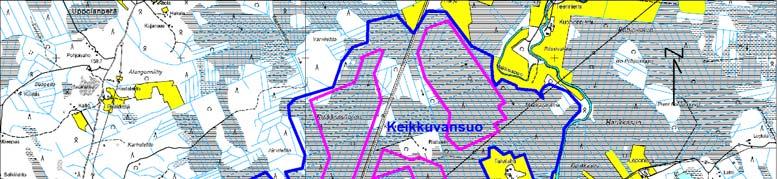 3 LUONNONYMPÄRISTÖ Hankealue rajoittuu ojitettuun suoalueeseen ja