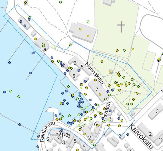 Tarpeet ja toiveet Kirkkopuiston houkuttelevuuden parantaminen Rauhallisuuden säilytys Rantamyyntikojuja ja