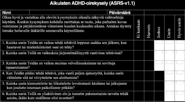 Samanaikainen sairastavuus ja erotusdiagnostiikan ongelmat Ahdistuksessa ja masennuksessa toiminnanohjauksen, työmuistin ja tarkkaavuuden häiriöitä Kaksisuuntaisessa mielialahäiriössä