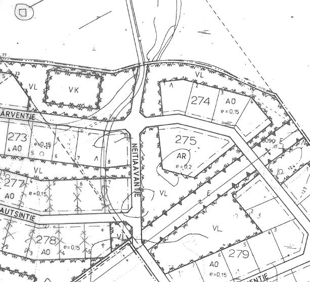 Sijainti: Pikkupetsamo Lähiosoite: Salmijärventie 22 Pinta-ala: 4670 m² Rakennusoikeus: 934 k-m² Kortteli /