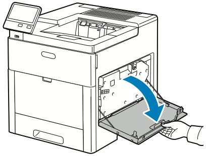 Tulostimen kunnossapito VAARA: Jos väriainetta tarttuu vaatteisiisi, yritä parhaasi mukaan poistaa se kevyesti harjaamalla.