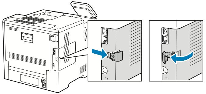 Aloittaminen 5. Kytke tulostimeen virta. 6. Määritä Wi-Fi-asetukset ohjaustaulussa tai Embedded Web Server -palvelimen kautta, jos tulostin on yhdistetty Ethernet-yhteydellä. Lisätietoja on kohdassa.