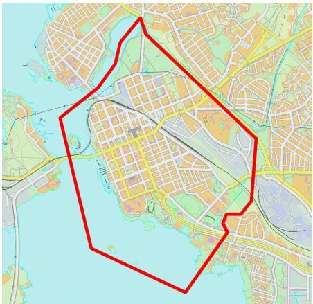 meluselvitys 5.5.2015 2 (7) 1 Taustaa Vaasassa on käynnissä keskustan osayleiskaavan päivittämistyö.
