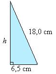 Ratkaisu: Ensin selvitetään kartion korkeus Pythagoraan lauseen avulla.