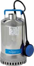 SX-sarjan pumput sopivat useimpiin tyhjennyspumppauksiin, kun nesteet eivät sisällä kuluttavaa ainetta.