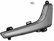 Vehicle engine compartment cover, 5.-6. Vehicle bumper parts, 7.