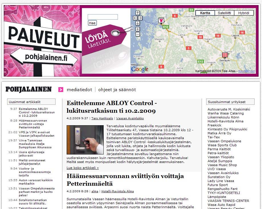 Palkitsee aktiiviset palveluntarjoajat