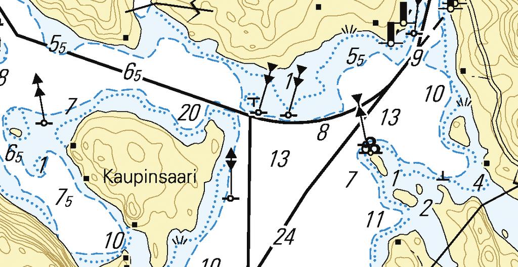 22 Karttaliitteen korjaus. Kuva 4/Korrigerad kartskiss. Bild 4/ Amended chartlet.