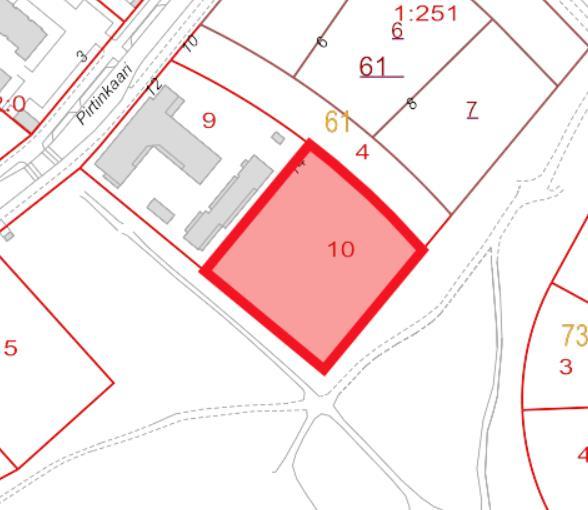 Kuopion kaupunki Pöytäkirja 15/2017 20 (73) 109 kuva 2: tontti 297-34-61-10 Tontti 297-34-61-10 on asemakaavassa osoitettu asuinrakennusten korttelialueeksi (A).