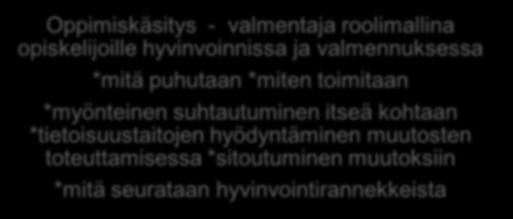 *sitoutuminen muutoksiin *mitä seurataan