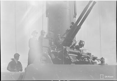 1947 Väinämöisen Vyborgiksi nimettynä korvaaman puuttuvia saksalaissaatavia ja torjumaan mahdollisia maihinnousuja Suomenlahden alueella.