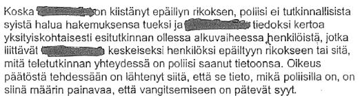 Helsinkiläinen realismi Helsingin rikospoliisin huumerikosyksiköllä on tutkittavana erittäin vaaralliseksi huumausaineeksi luokitellun amfetamiinin maahantuontiin ja levitykseen liittyvä törkeä