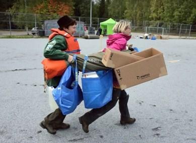 Rastilla oli kaikilla selkeät tehtävät.