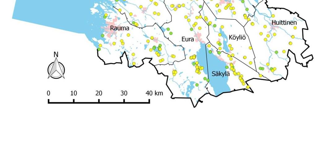 neuvotut kiinteistöt vuosina 2012-2015.