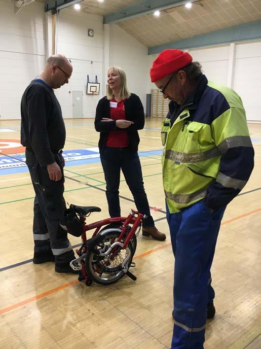 Työn tavoitteet Hankkeen tavoitteena oli lisätä kävelyä ja pyöräilyä työ- ja työasiointimatkoilla.