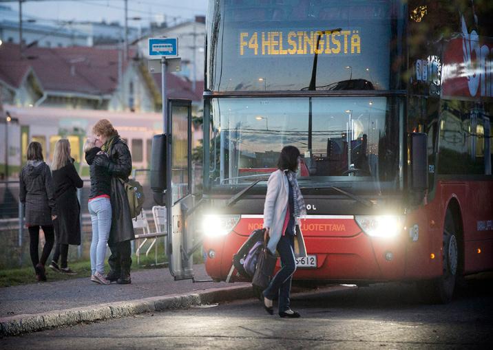 F8 F8 Helsinki - Turku - Pori - Vaasa - Oulu Liikennöintipäivät M-S M-S M-S M-S M-S M-S Operation days Daily Daily Daily Daily Daily Daily Helsinki, Kamppi 7:40 9:40 12:15 14:15 16:15 19:15 Helsinki,