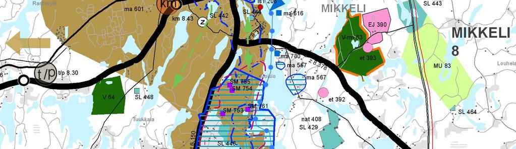 oikoratavarausta (pr 16.207).