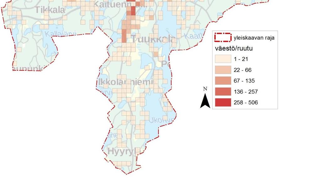 Savisillan, Tupalan ja Visulahden alueiden asuntokannan lisääntyminen tukee tällaista kehityspäätelmää.