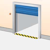Varoitusvalot - vihreät Yksi tai kaksi vihreää yhtämittaisesti palavaa varoitusvaloa osoittaa, että ovi on auki-asennossa. Asennetaan sisä- ja/tai ulkoseinään oven viereen.